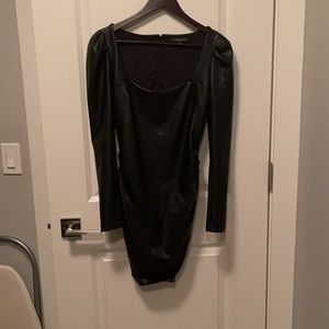 Guess vegan leather mini dress